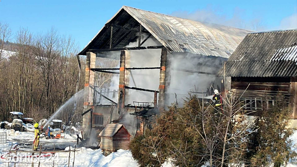Pożar w Śnietnicy (20.01)