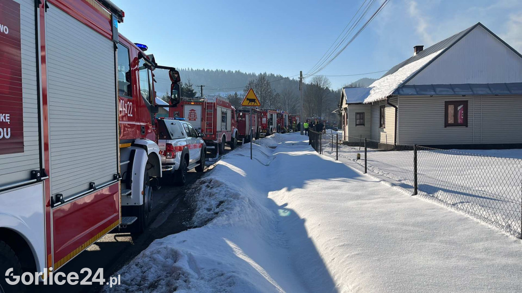 Pożar w Śnietnicy (20.01)