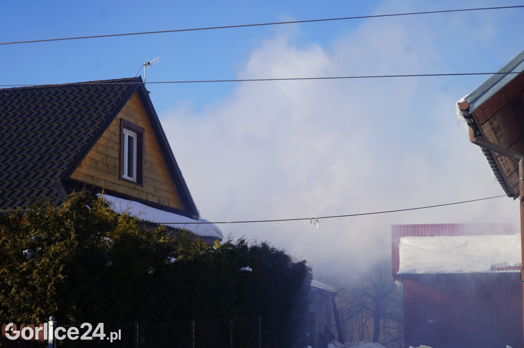 Pożar w Śnietnicy (20.01)