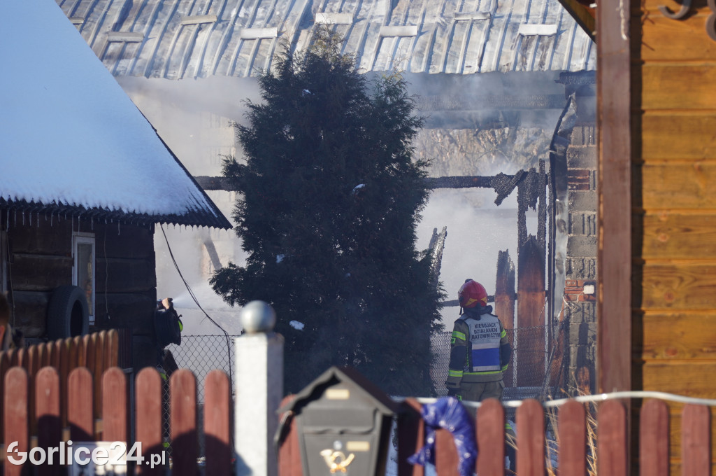 Pożar w Śnietnicy (20.01)