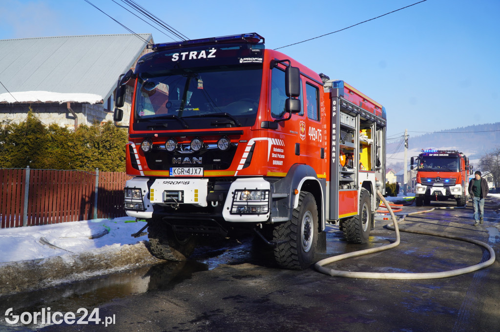 Pożar w Śnietnicy (20.01)
