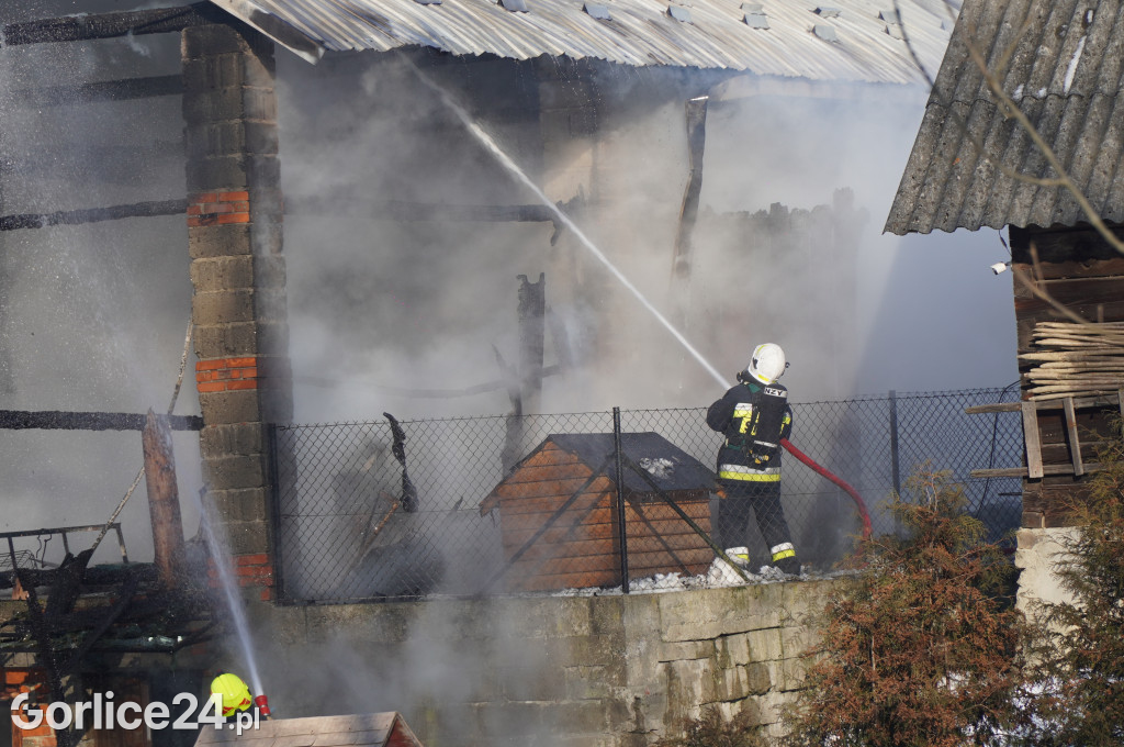 Pożar w Śnietnicy (20.01)