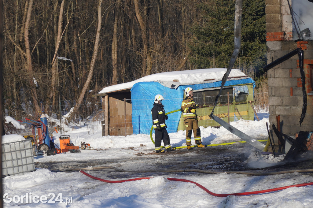 Pożar w Śnietnicy (20.01)