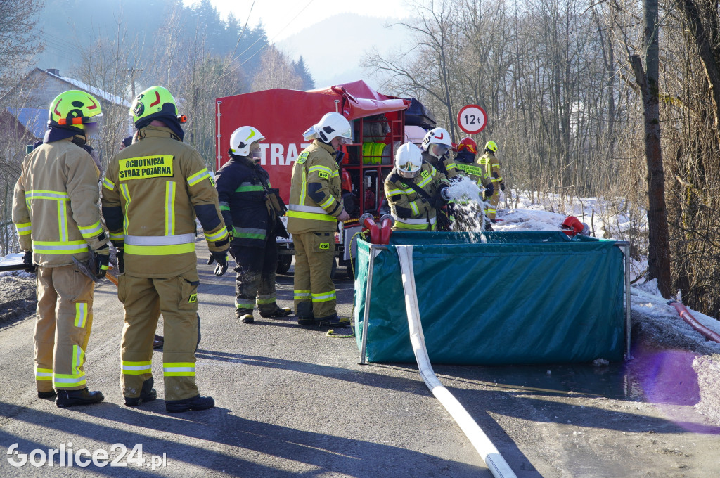 Pożar w Śnietnicy (20.01)