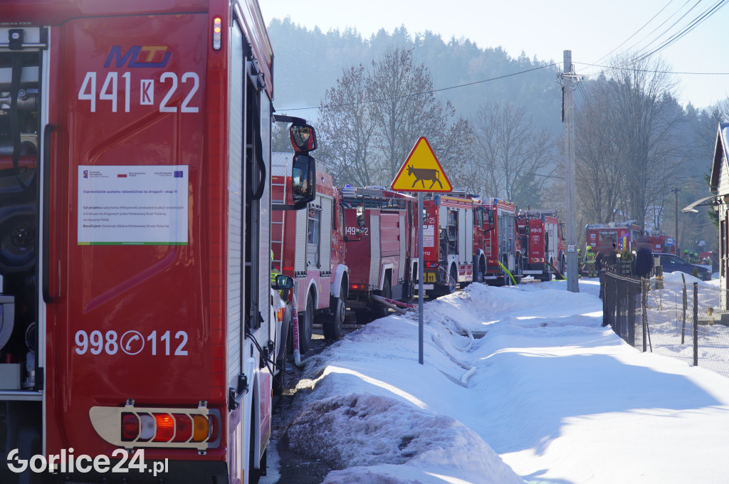 Pożar w Śnietnicy (20.01)