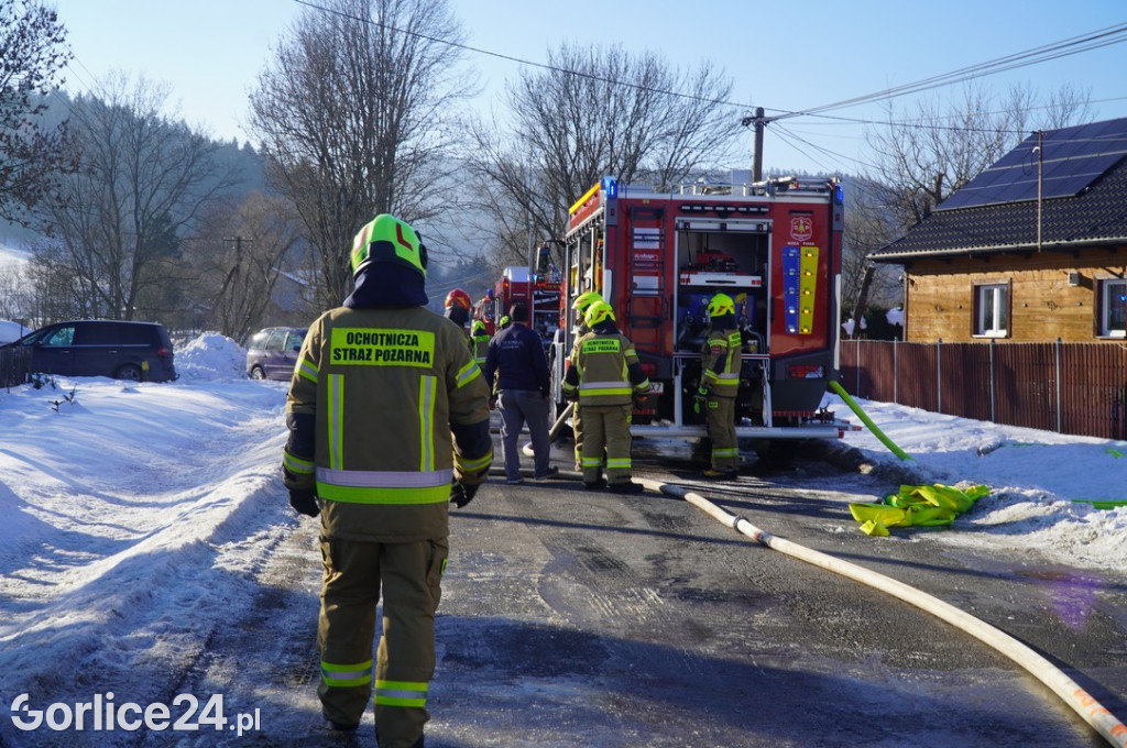 Pożar w Śnietnicy (20.01)