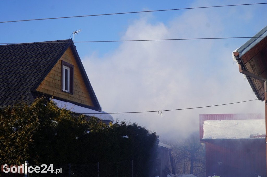 Pożar w Śnietnicy (20.01)