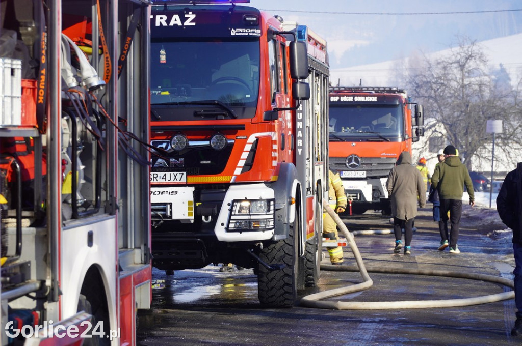 Pożar w Śnietnicy (20.01)
