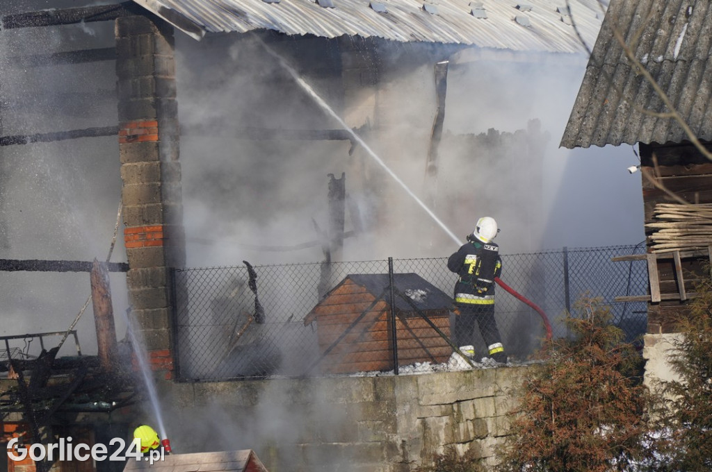 Pożar w Śnietnicy (20.01)