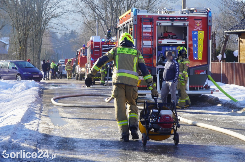 Pożar w Śnietnicy (20.01)