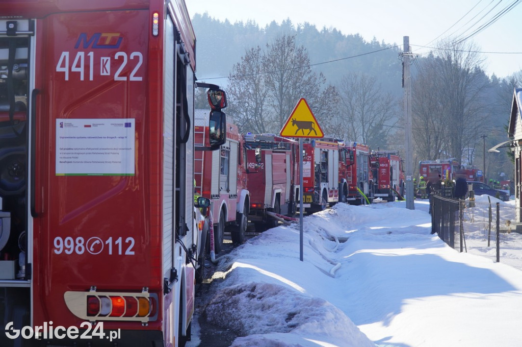 Pożar w Śnietnicy (20.01)