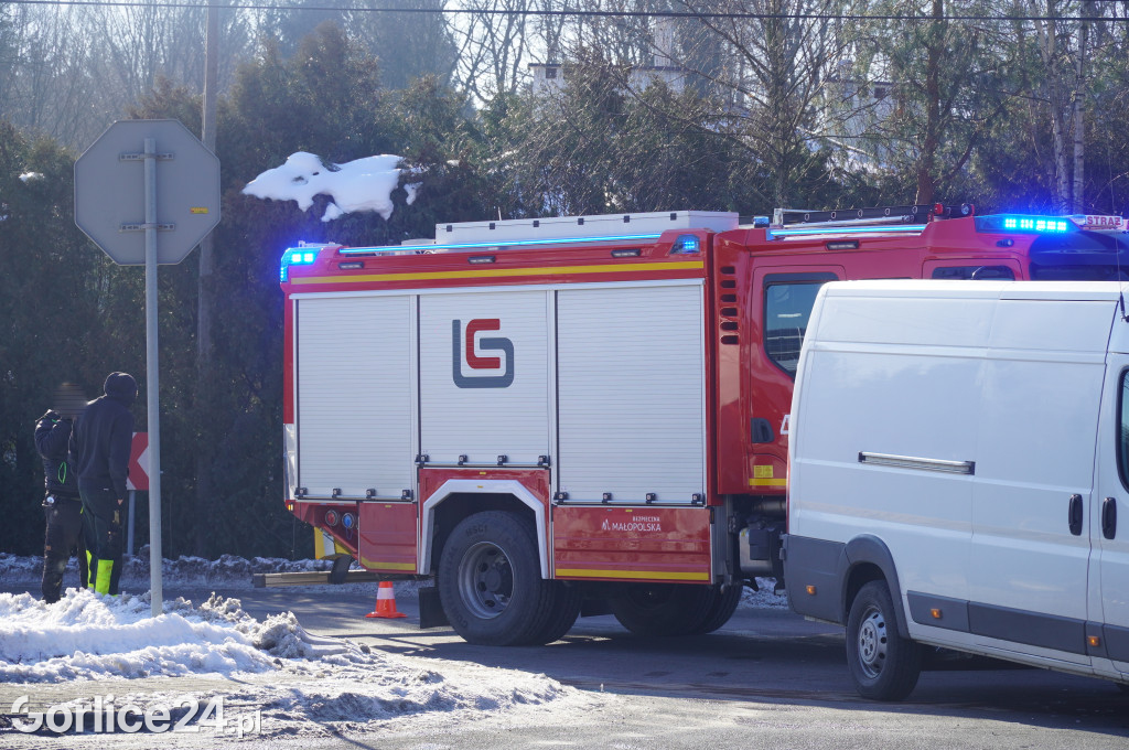 Kolizja w Ropie (20.01)