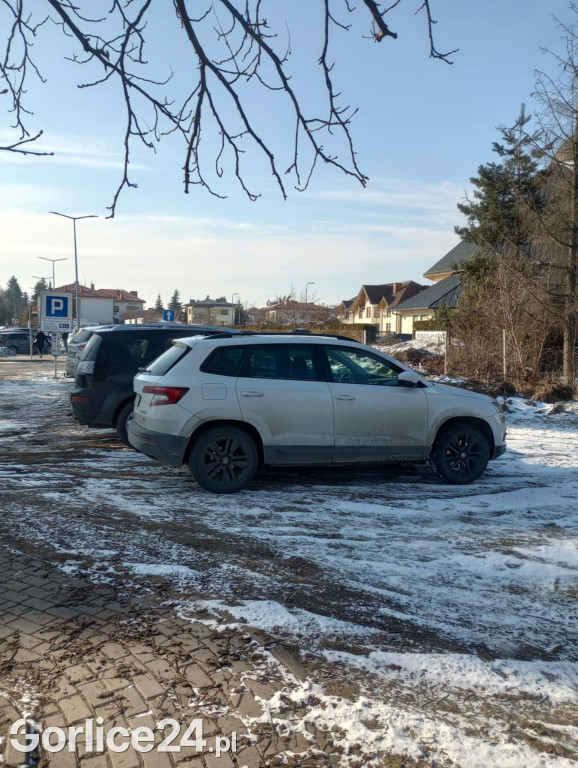 Parking przy szpitalu w Gorlicach