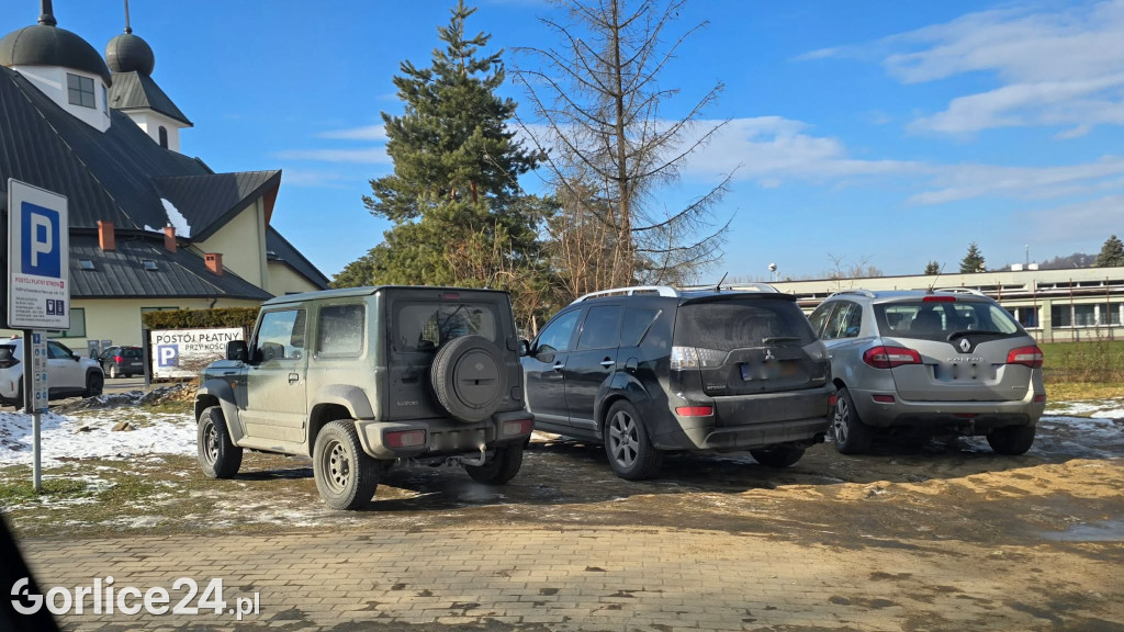 Parking przy szpitalu w Gorlicach