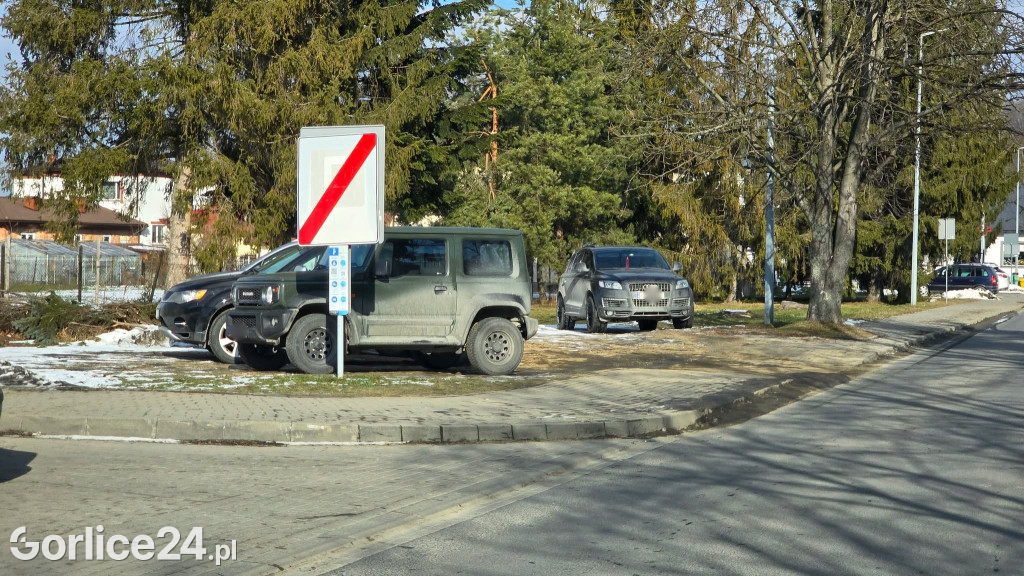 Parking przy szpitalu w Gorlicach