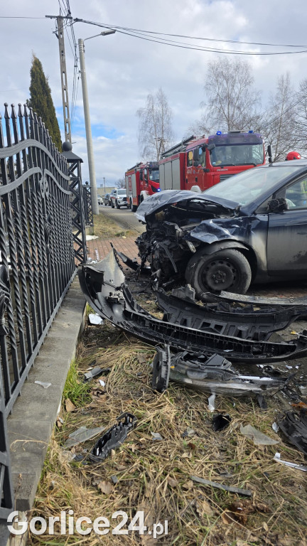 Wypadek na ul. Sikorskiego w Gorlicach