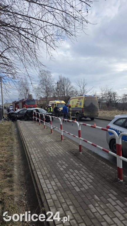 Wypadek na ul. Sikorskiego w Gorlicach
