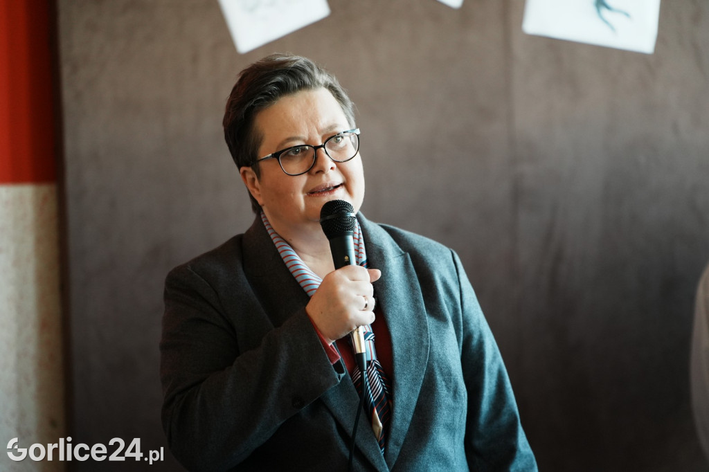 Wiceminister Katarzyna Lubnauer w gorlickim ZST (03.03.)