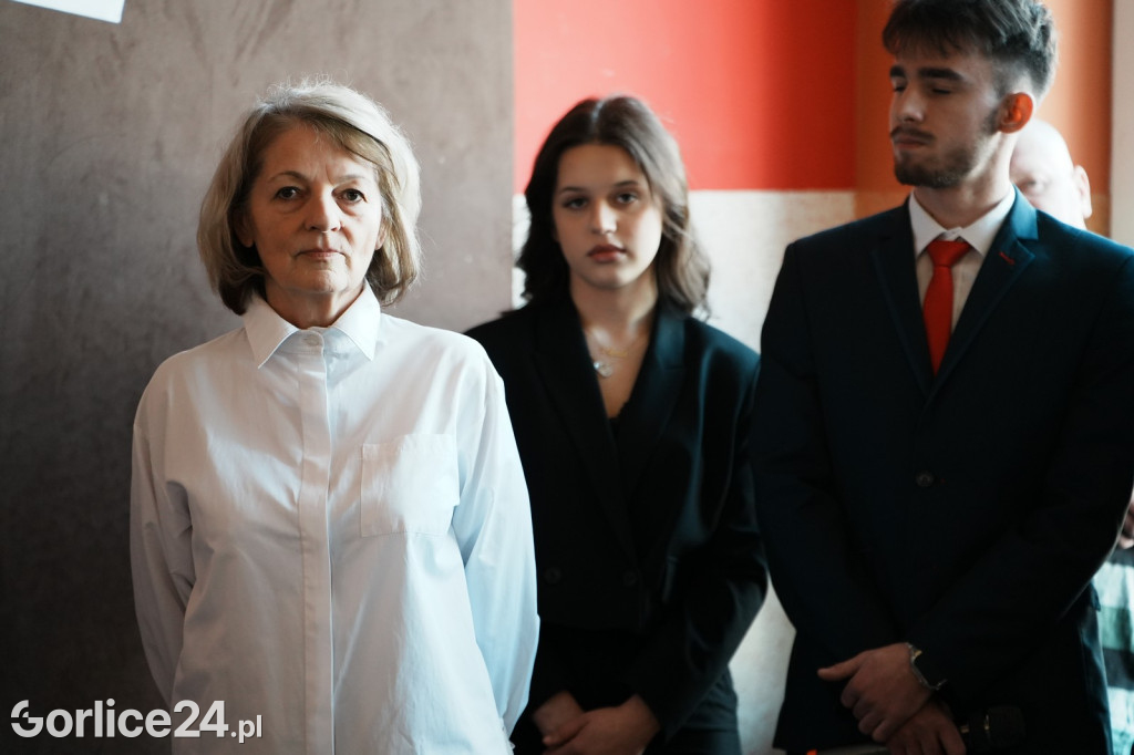 Wiceminister Katarzyna Lubnauer w gorlickim ZST (03.03.)