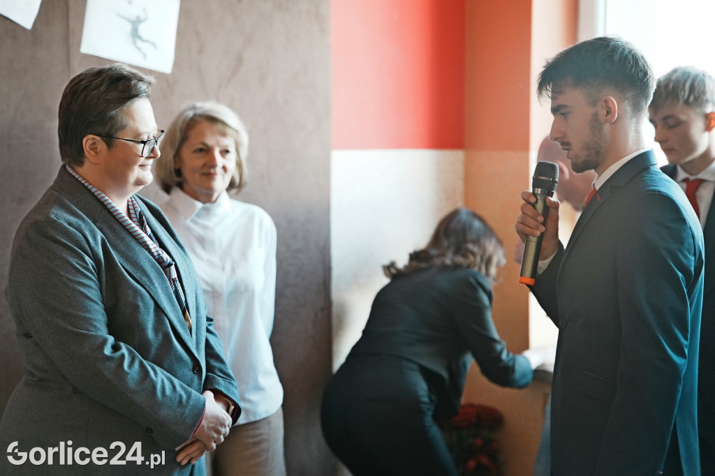 Wiceminister Katarzyna Lubnauer w gorlickim ZST (03.03.)