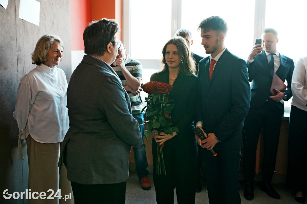 Wiceminister Katarzyna Lubnauer w gorlickim ZST (03.03.)
