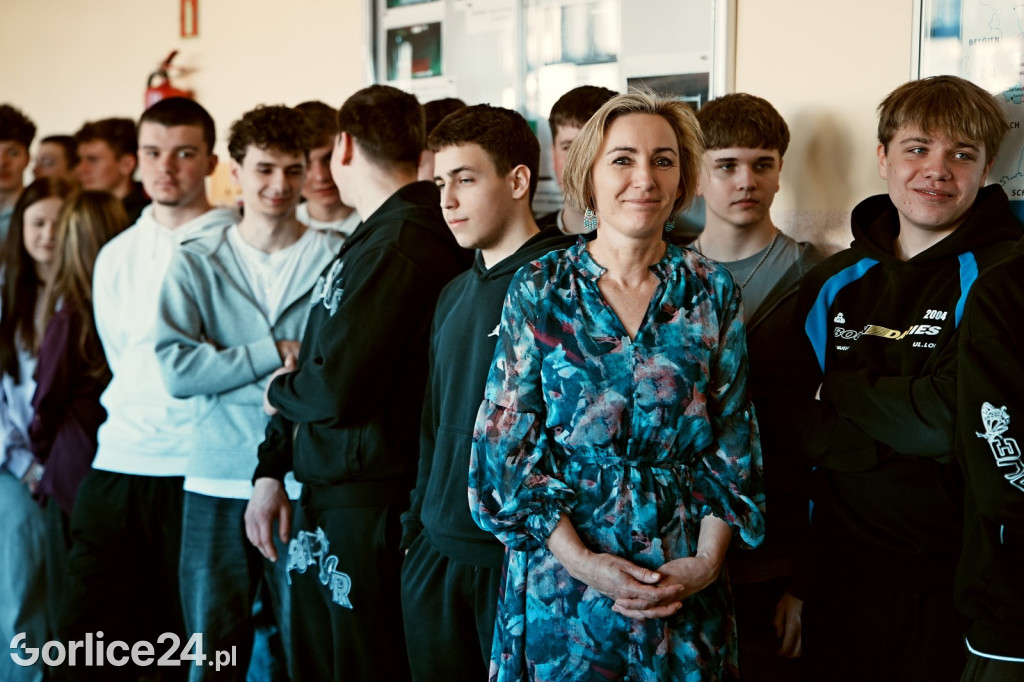 Wiceminister Katarzyna Lubnauer w gorlickim ZST (03.03.)