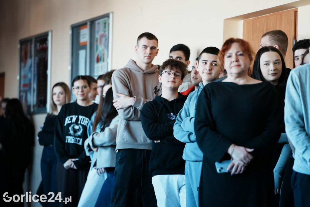 Wiceminister Katarzyna Lubnauer w gorlickim ZST (03.03.)