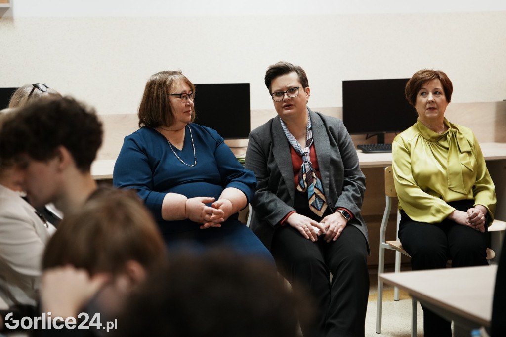 Wiceminister Katarzyna Lubnauer w gorlickim ZST (03.03.)