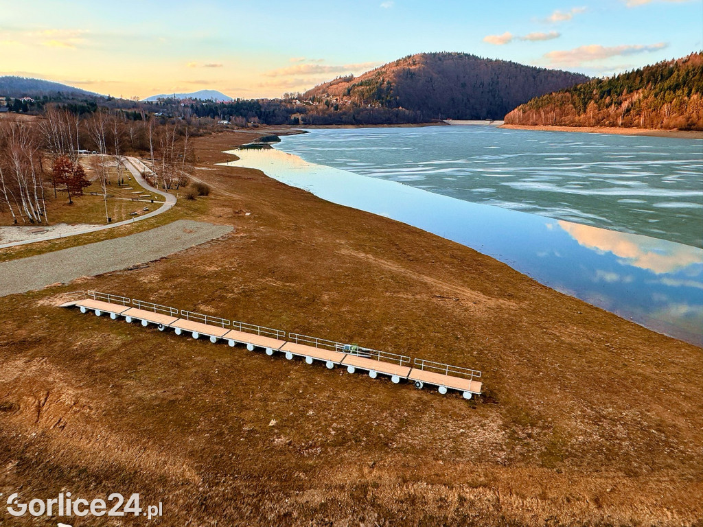Zbiornik w Klimkówce w obiektywie Piotra Szczerby (02.03.)