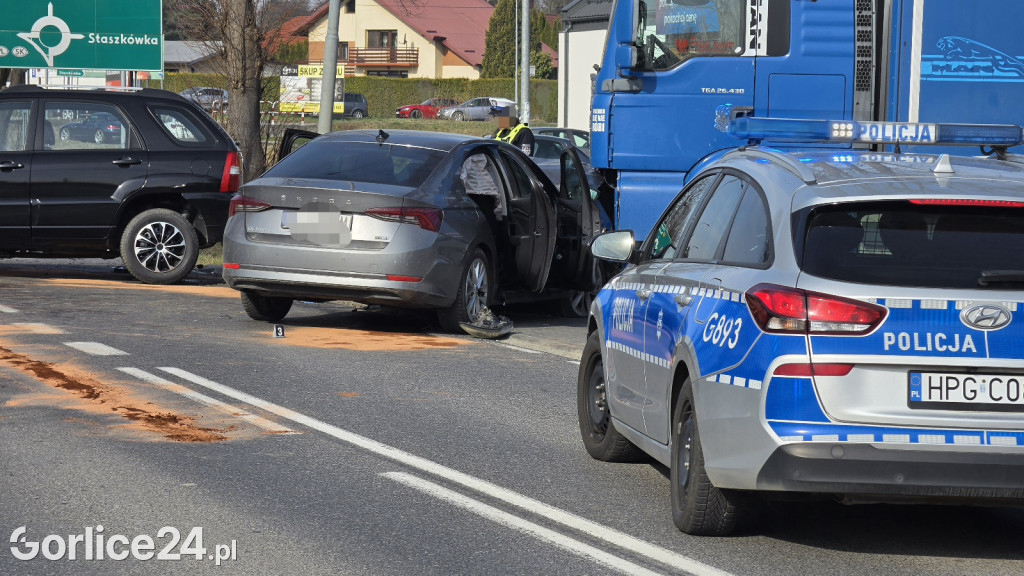 Wypadek w Moszczenicy (25.03)
