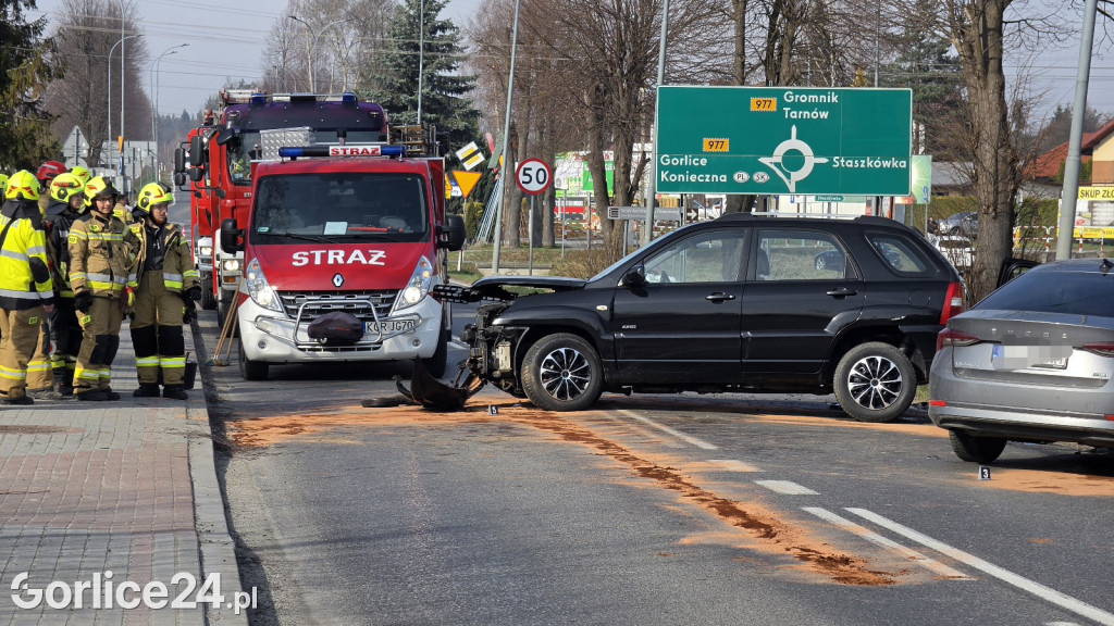 Wypadek w Moszczenicy (25.03)