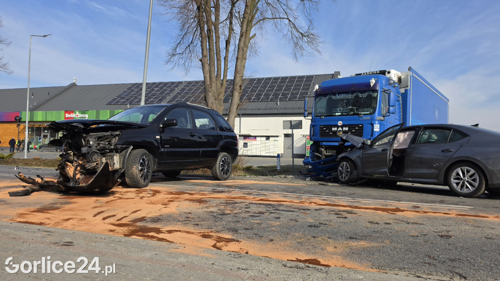 Wypadek w Moszczenicy (25.03)