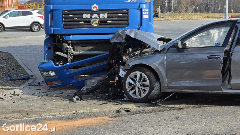 Wypadek w Moszczenicy (25.03)