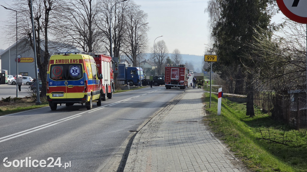 Wypadek w Moszczenicy (25.03)