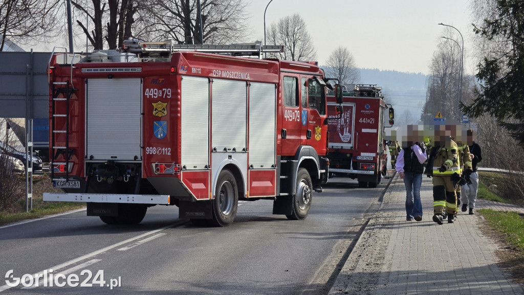 Wypadek w Moszczenicy (25.03)