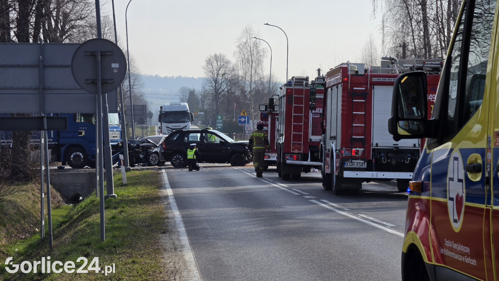 Wypadek w Moszczenicy (25.03)