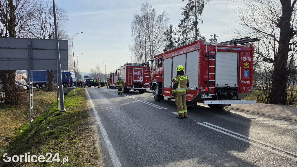 Wypadek w Moszczenicy (25.03)