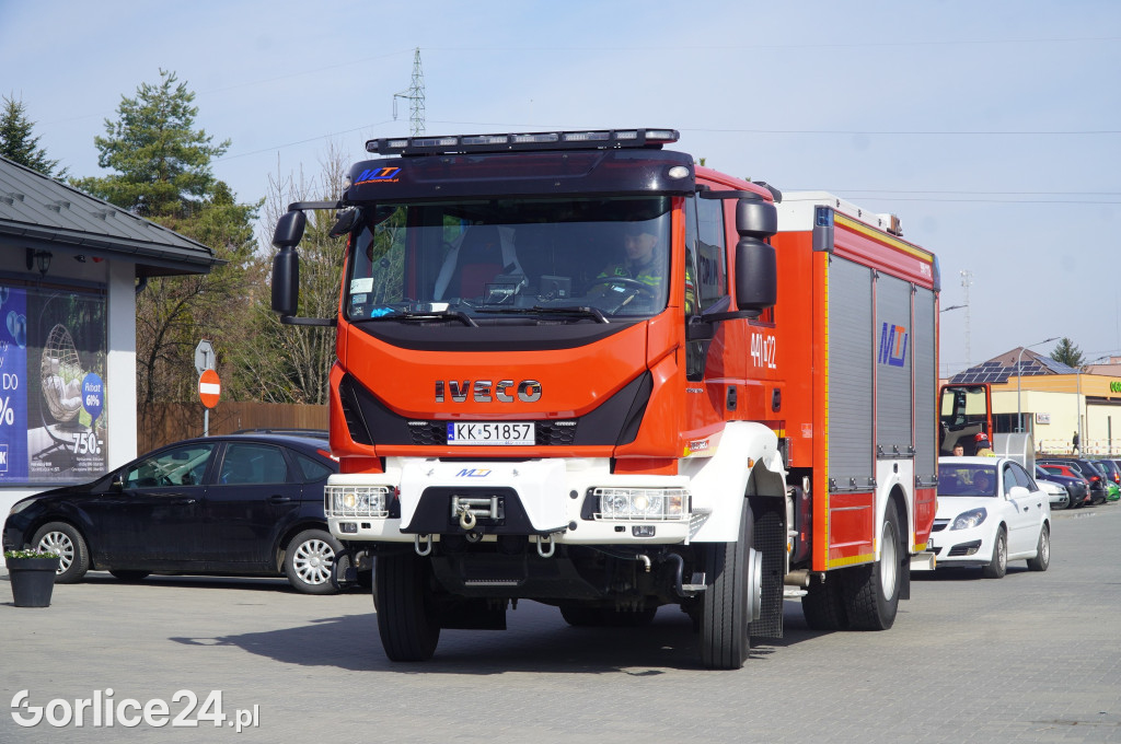 Ćwiczenia strażaków na Jarmarku Pogórzańskim (25.03)
