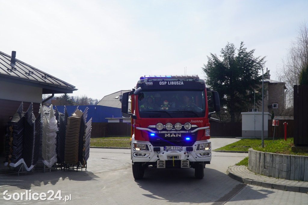 Ćwiczenia strażaków na Jarmarku Pogórzańskim (25.03)
