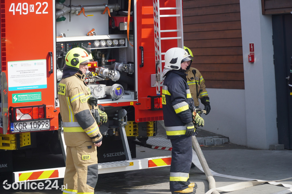 Ćwiczenia strażaków na Jarmarku Pogórzańskim (25.03)