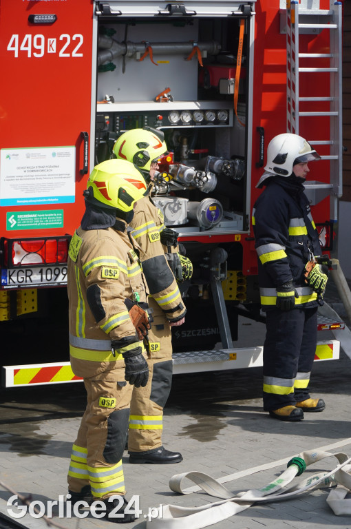 Ćwiczenia strażaków na Jarmarku Pogórzańskim (25.03)