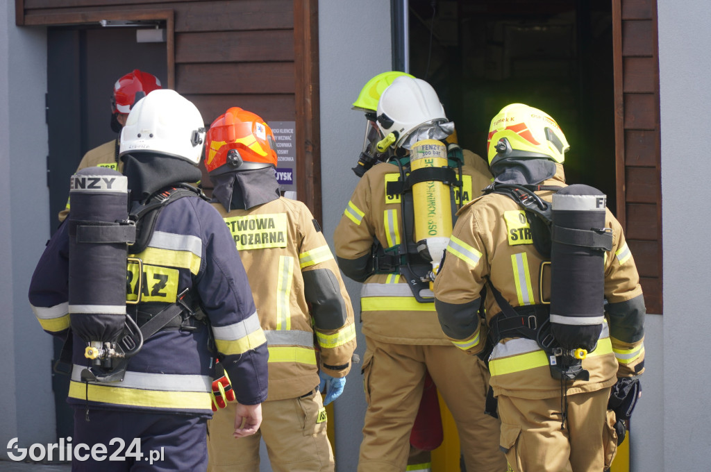 Ćwiczenia strażaków na Jarmarku Pogórzańskim (25.03)