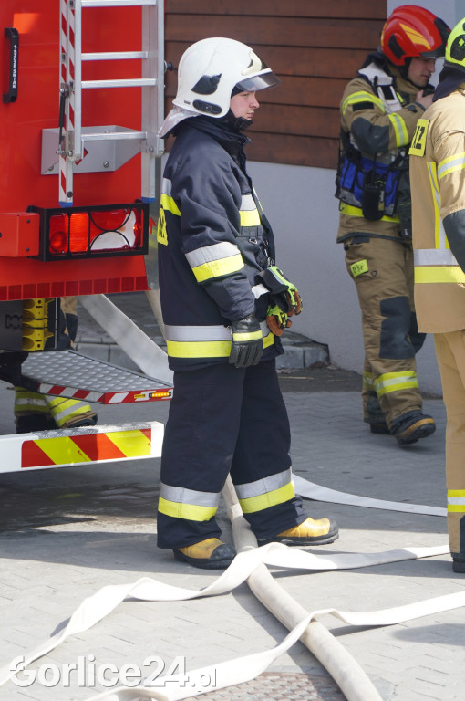 Ćwiczenia strażaków na Jarmarku Pogórzańskim (25.03)