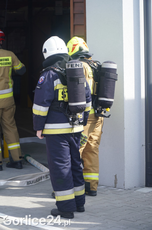 Ćwiczenia strażaków na Jarmarku Pogórzańskim (25.03)