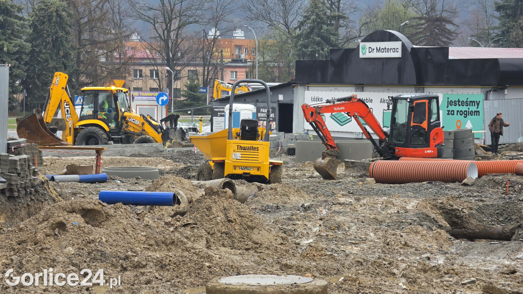 Budowa ronda w Gorlicach (31.03)