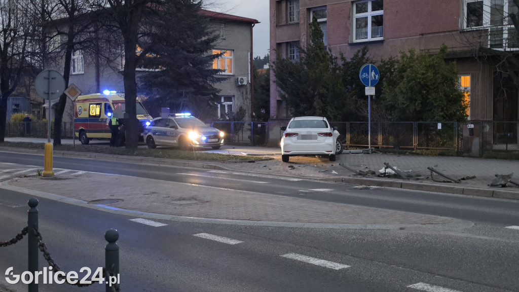 Kolizja na ulicy Bieckiej
