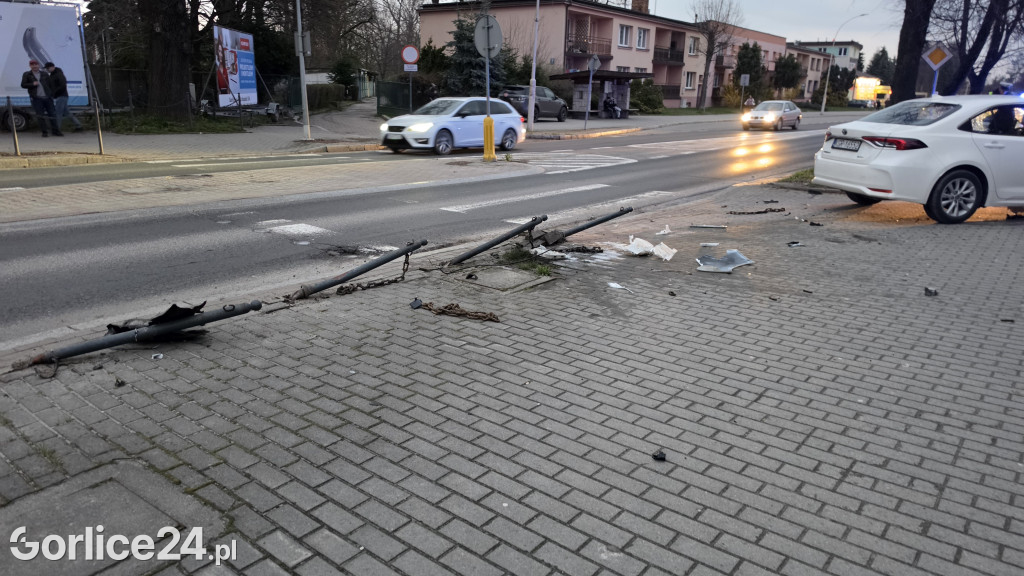 Kolizja na ulicy Bieckiej