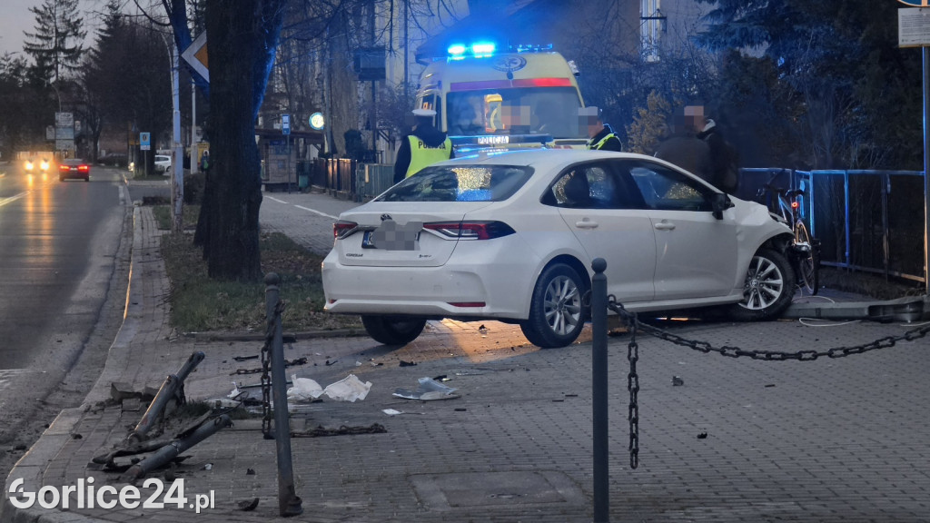 Kolizja na ulicy Bieckiej