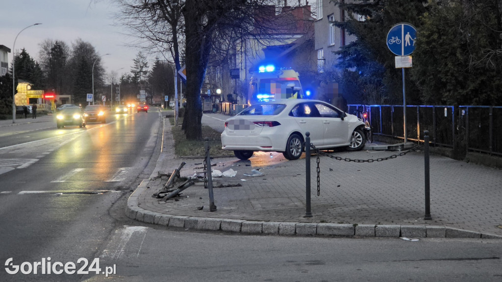 Kolizja na ulicy Bieckiej