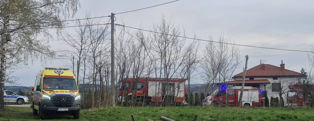 Wybuch butli z gazem w Bieczu (14.04)